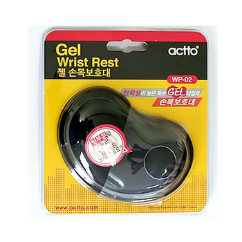 [Actto] WP-02 젤 손목보호대 블랙 