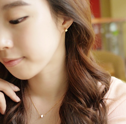 [MD추천]B1005 댄디무드 세트 (목걸이+귀걸이)