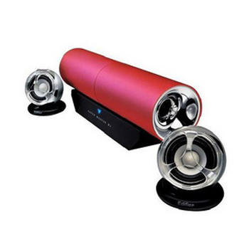 [Britz] BR-2100 큐빅 레드 스피커(2.1채널)