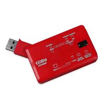 [COSY] CR756MN 미니카드리더기 레드 