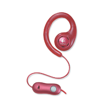 [로지텍] 모바일 오버이어 레드 이어셋