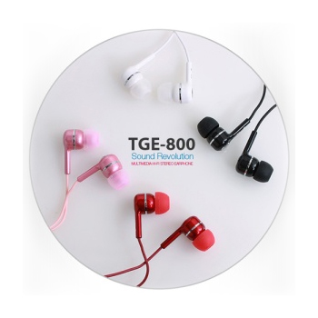 [TG삼보] TGE-800 커널형 이어폰 핑크 