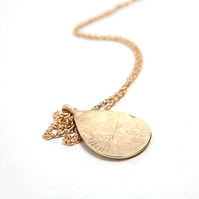 00694 Luxury droplet necklace 