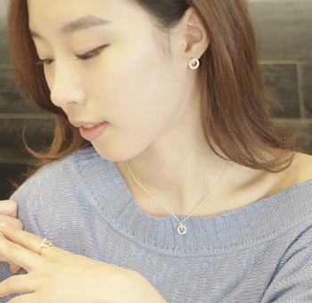 [인기] B1025 키라카라 십자가-S (귀걸이+목걸이세트)