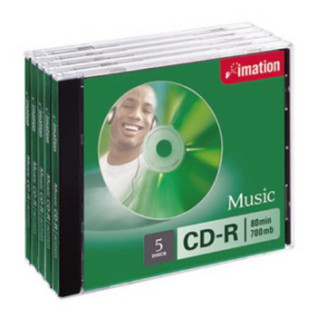 [이메이션] CD-R 700MB 48X Music Jewel 5장 