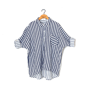  00743 Striped linen NB 