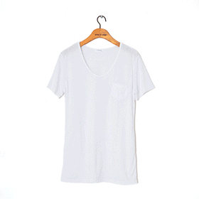 00813 Simple Pocket Round T