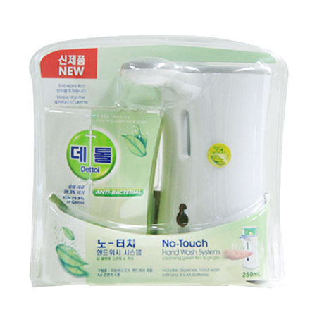 데톨 노터치 핸드워시 그린티&진저(본품) 
