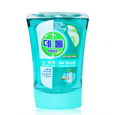 데톨 노터치 핸드워시 큐컴버 스플래쉬(리필용) 