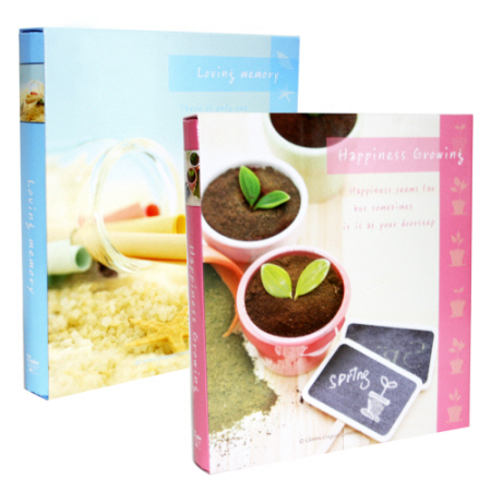 칸나 메모리 접착앨범(25매) 블루 ME2500L 