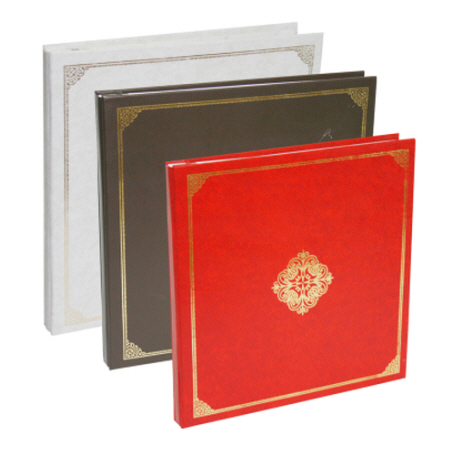 칸나 스튜디오 접착앨범(20매*2권) 브라운/화이트 ST6620 