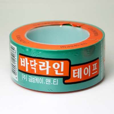 금성 바닥라인테이프(녹색) 50mm*33M