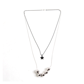 00210 별 구슬 목걸이 