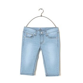 08936 연청 컬러 슬림핏 반바지 