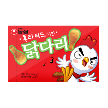 농심 닭다리 후라이드맛 오리지날 66g 