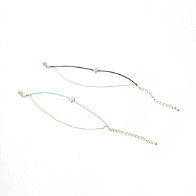 00022 두줄 별 팔지 