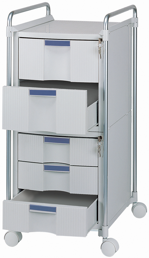 카파맥스 이동형 멀티서류함 5단Key(360*420*790mm) K99107