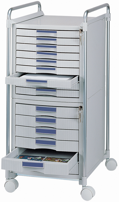 카파맥스 이동형 멀티서류함 15단Key(360*420*790mm) K99105