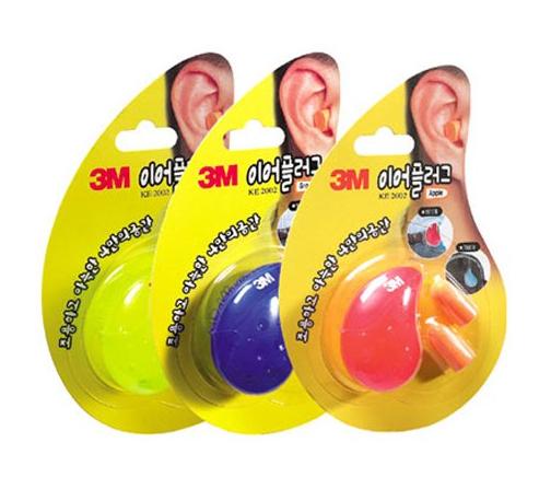 3M 이어플러그(귀마개) 팬시(색상선택불가) KE-2002 