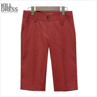 [가을신상+77사이즈까지~!!]깔끔한 라인 세련된 컬러감의 기본 5부 팬츠_L1303