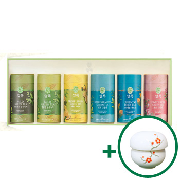 [행사상품]설록차 피라미드지관 6종세트+다기잔 증정 