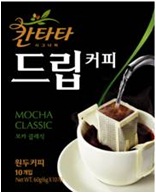 칸타타 원두커피 드립모카클레식(6G*10개입) 10T 