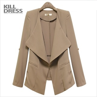 [가을신상~!!]하이퀄리티 세련된 숄카라 롤업소매 자켓_L1319 