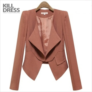 인기~! [가을신상+브랜드퀄리티~!!]모던시크 슬림라인 내추럴카라 오픈형 숏자켓_L1330