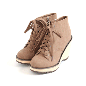 00491 스웨이드 웨지 힐