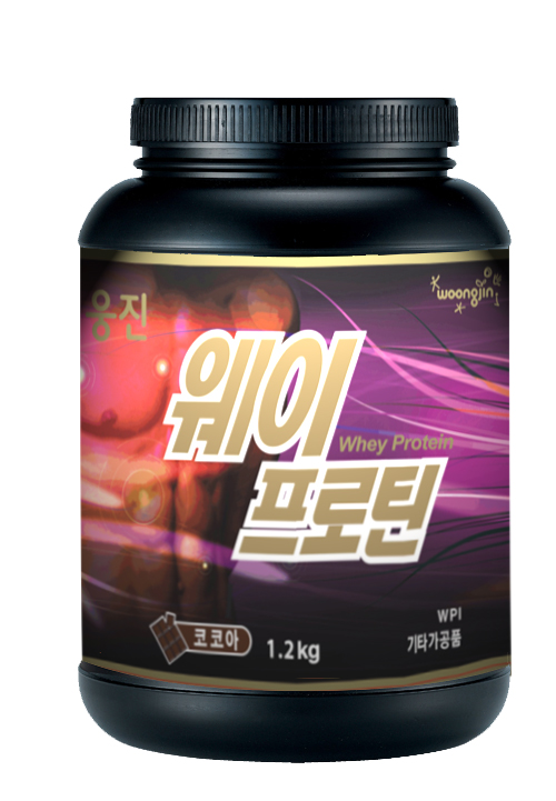 웅진 웨이프로틴 1.2kg(코코아맛) 1통 (단백질,헬스보충제/근육)