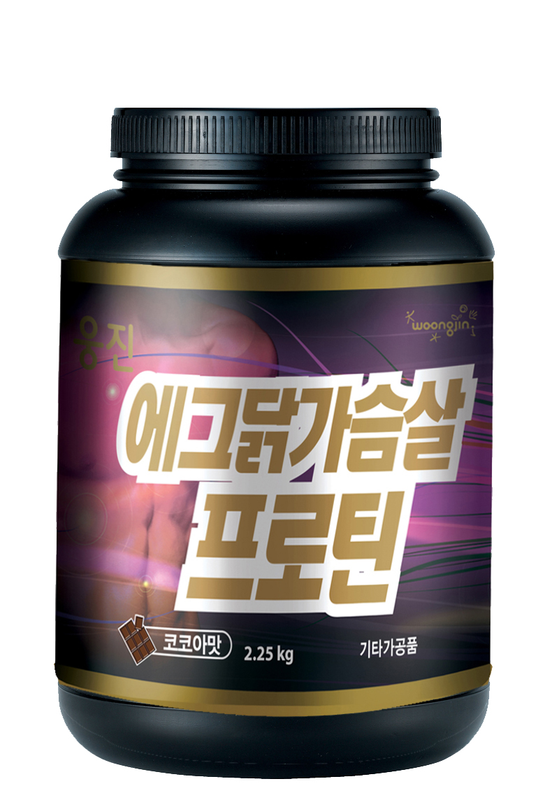 웅진 에그닭가슴살프로틴 2.25kg(코코아맛) 1통 (단백질,헬스보충제/근육)