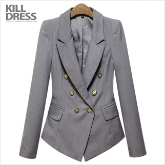 기획특가! 가을신상[자체제작+77사이즈까지~!!]고급스러운 소재 테일러드카라 슬림라인 더블자켓_L1338 