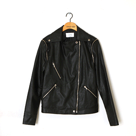 00530 베스트 레더 자켓 