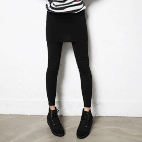 인기! 10884 슬림 치마 레깅스 