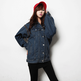 10842 지퍼 블루청 JK&VEST 