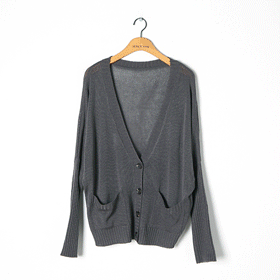 00603 가오리 V넥 가디건 