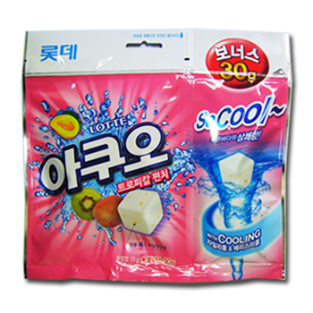 롯데아쿠오트로피칼펀치리필(70g+보너스30g)