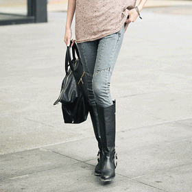 00655 슬림 절개 스키니 