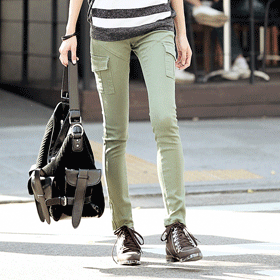 00732 빅 포켓 슬림 팬츠 