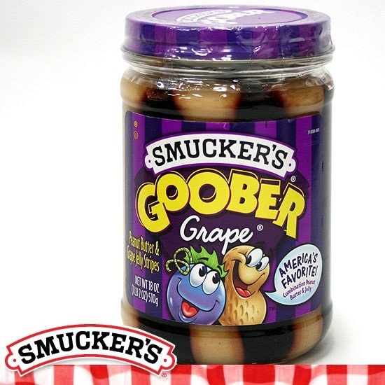 스머커즈goober쨈(피넛버터&포도맛)병 510g*12개입/BOX