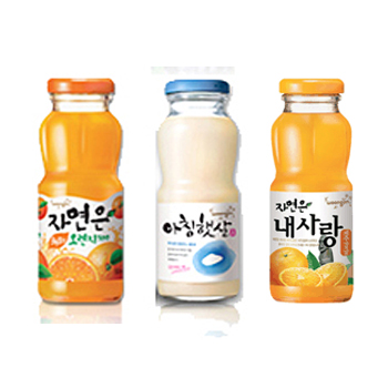 자연은 종합음료세트(오렌지+아침햇살+제주감귤)180mlx12병 