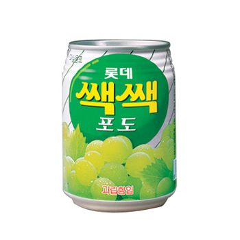 롯데 쌕쌕(포도/캔) 238ml 