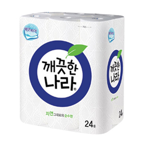 깨끗한나라 두루마리화장지(2겹/98mm) 50m*24롤