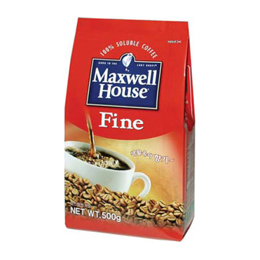 맥스웰하우스화인커피(리필용/봉지형) 500g 