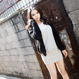 00798 푸들 가디건 