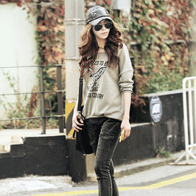 00829 배색 포켓 데님 