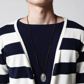 01261 2가지 컬러_V넥 스트라이프 가디건 