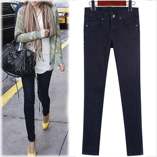 [필수아이템+30size까지~!!]코디하기 좋은 깔끔한 컬러 슬림 스키니 진팬츠_L1400