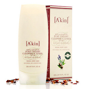 아킨 로즈&제라늄 크리미 클랜저 토너 인 원 225ml