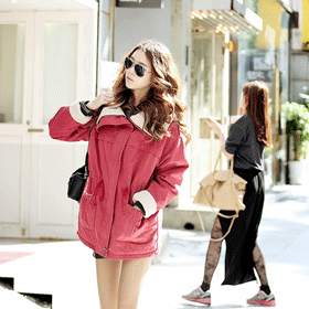 00926 니트 카라 캐쥬얼 야상 